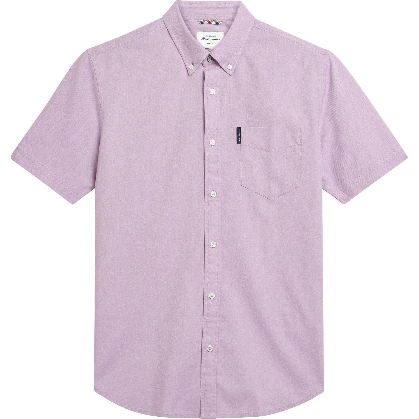 Ben Sherman Mens Signature Oxford Short Sleeve Shirt