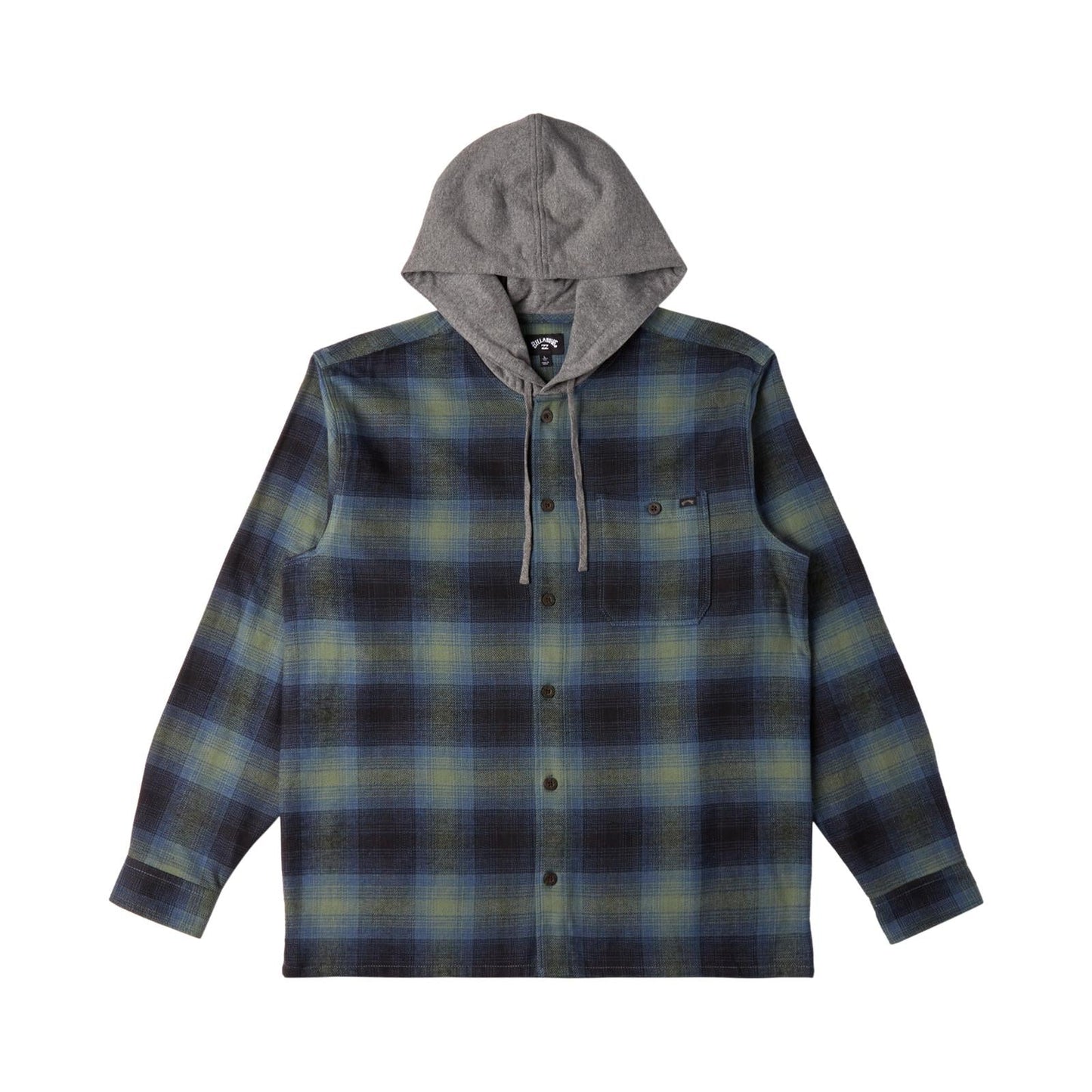 Billabong Mens Baja Hooded Flannel Shirt
