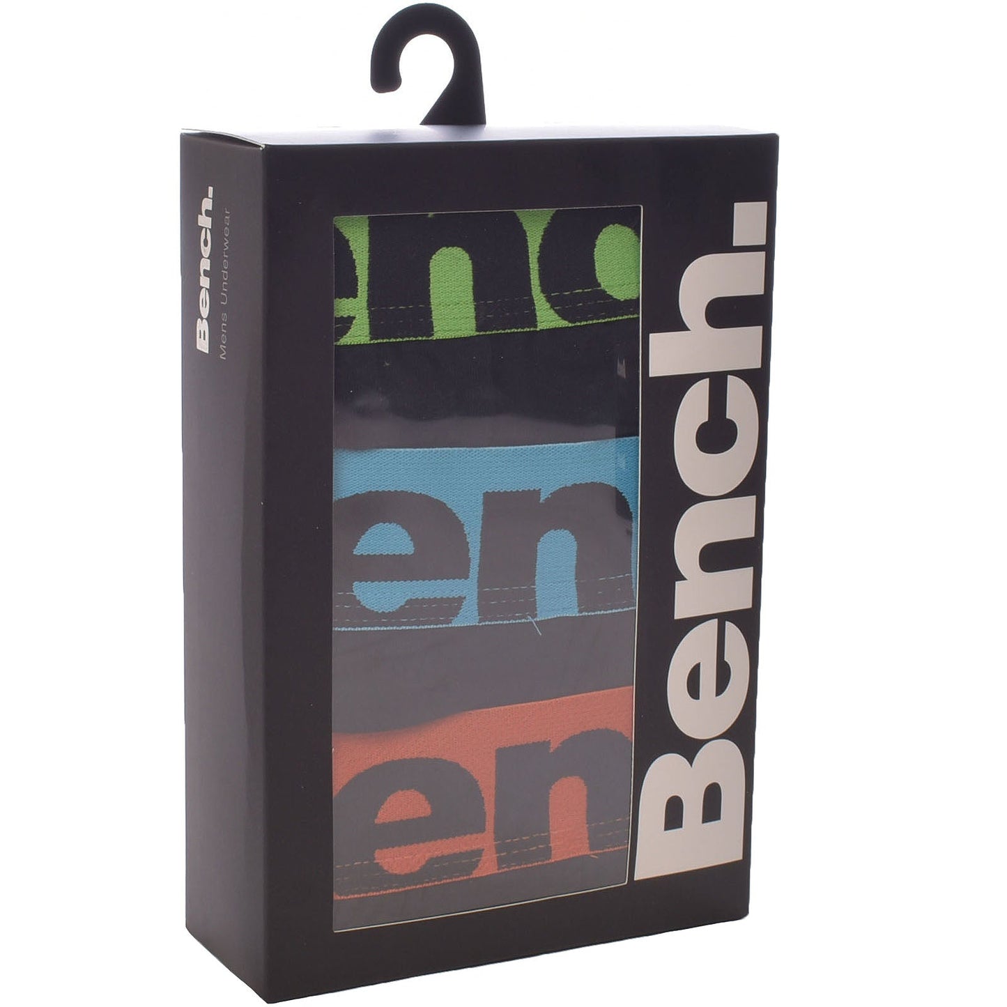 Bench Mens Action 3 Pack Elasticated Boxer Shorts