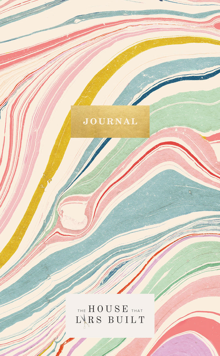 Colorful Marbled Journal