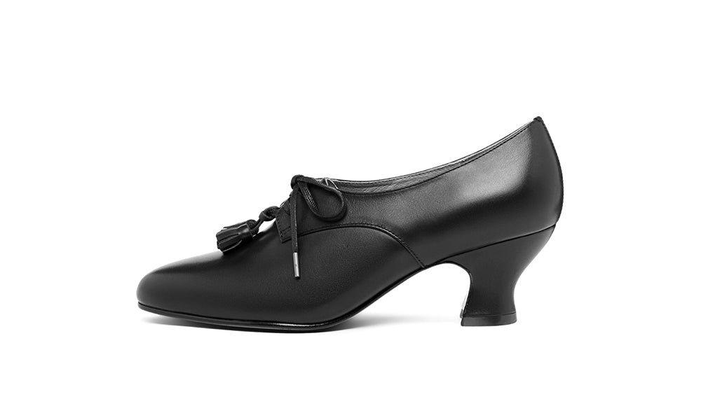 PRE-ORDER Cordelia Edwardian Oxfords (Black)