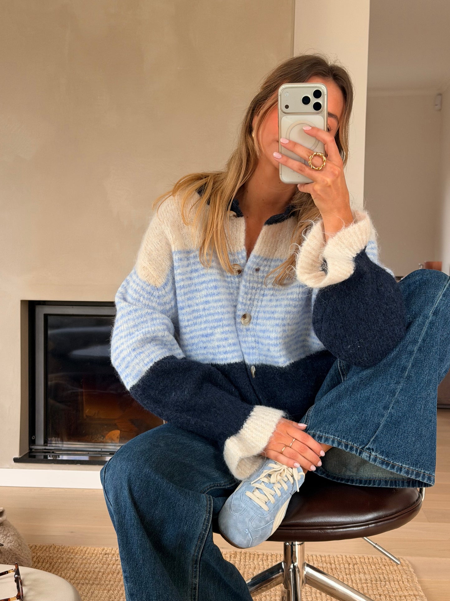 Blue Amren Cardigan