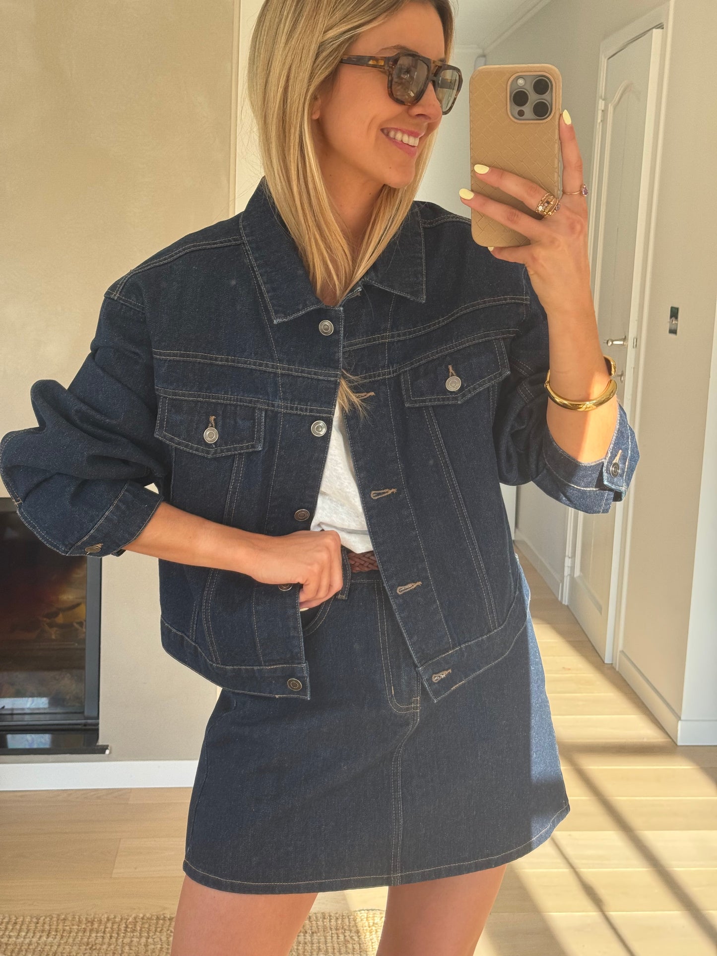 Dark Blue Denim Roma Jacket