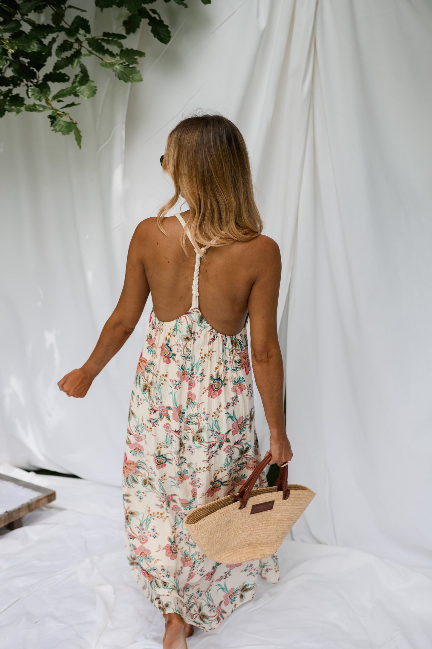 Ecru Floral Della Dress