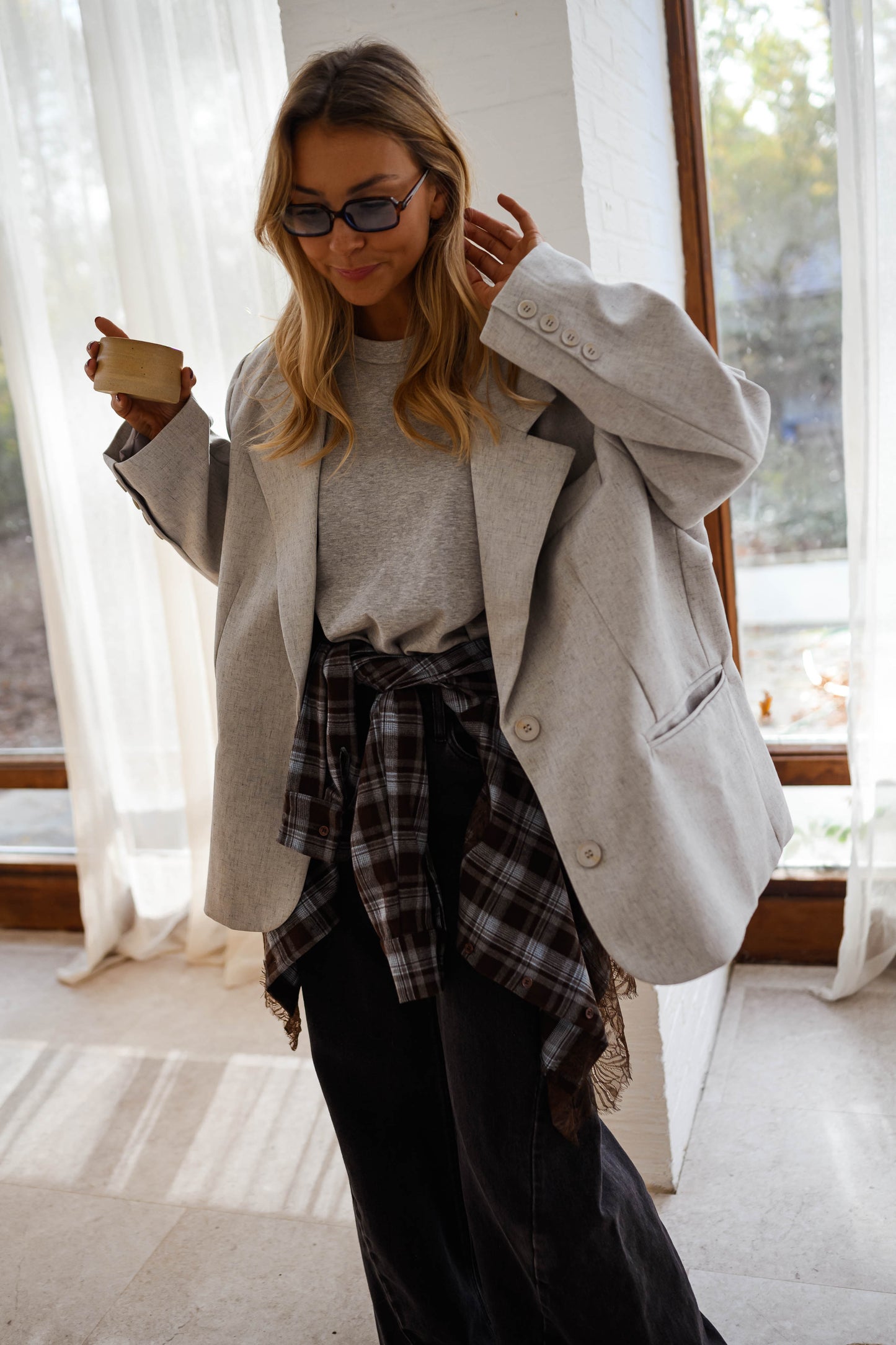 Grey Galia Blazer