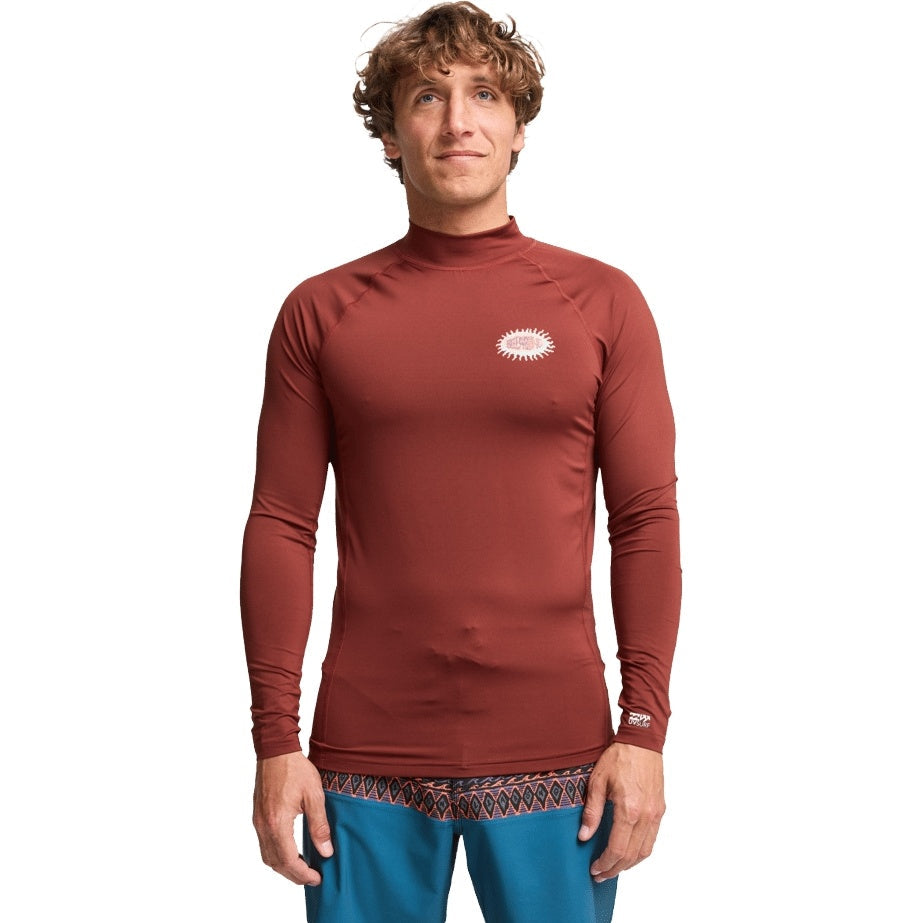 Billabong Mens Re Issue 50+ UPF Long Sleeve Rash Vest