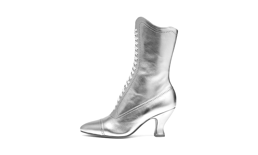 Edith Edwardian Boots Wide (Gold)