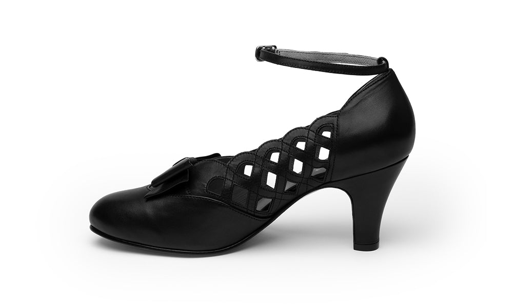 Jessie Vintage Pumps (Black)