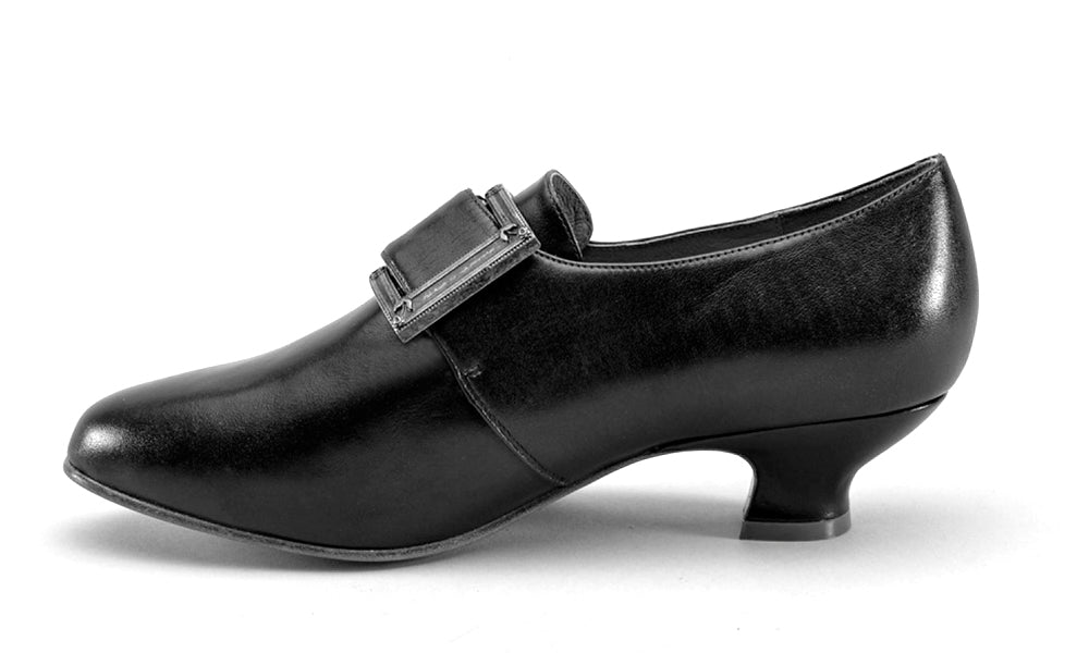 Kensington 18th Century Leather Shoes Wide (Bordeaux)