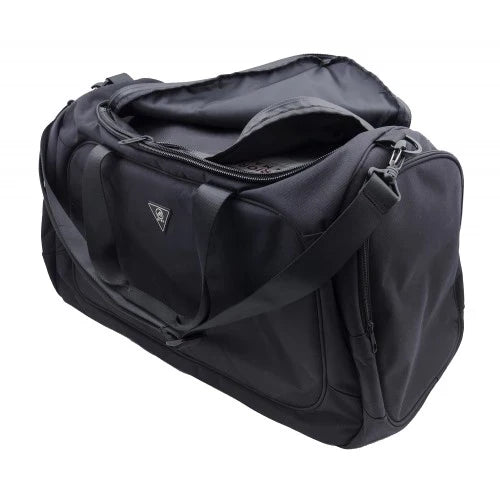 Black Mint 'Smell Proof' Duffle Bag for accessories, featuring a sturdy design and odor-proof zipper closure.