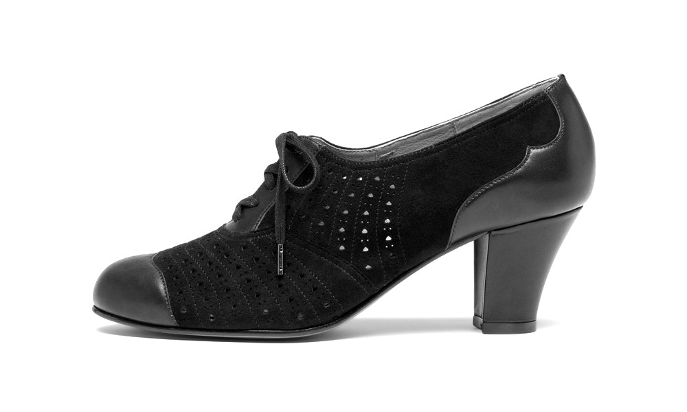 Rita Vintage Oxfords Wide (Black)