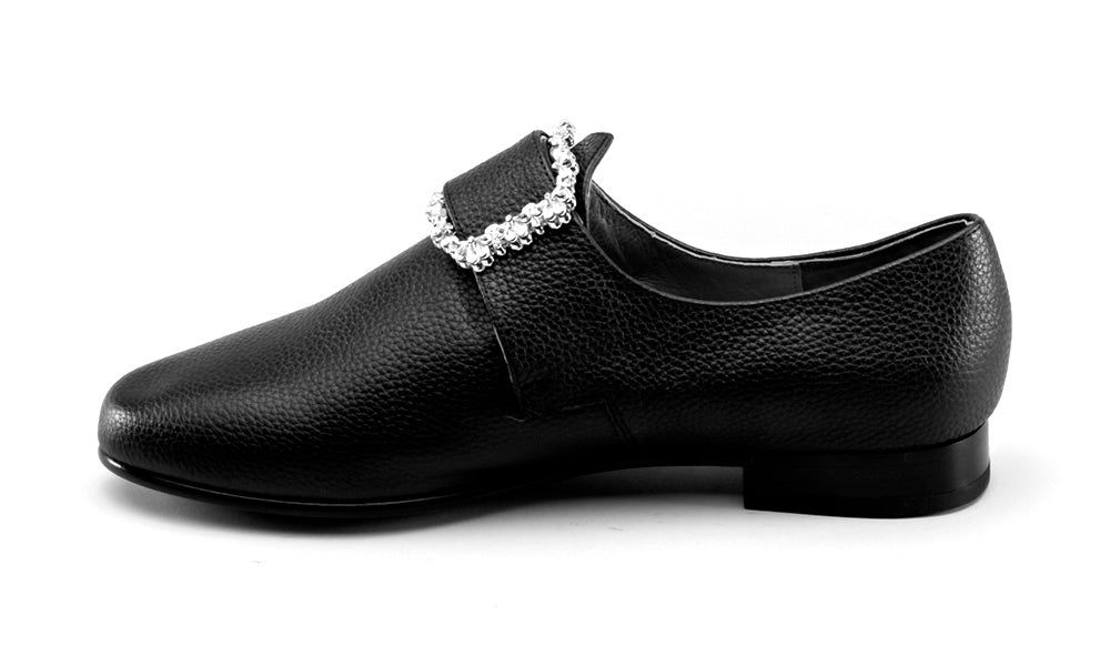 Schuyler 18th Century Shoes (Black)