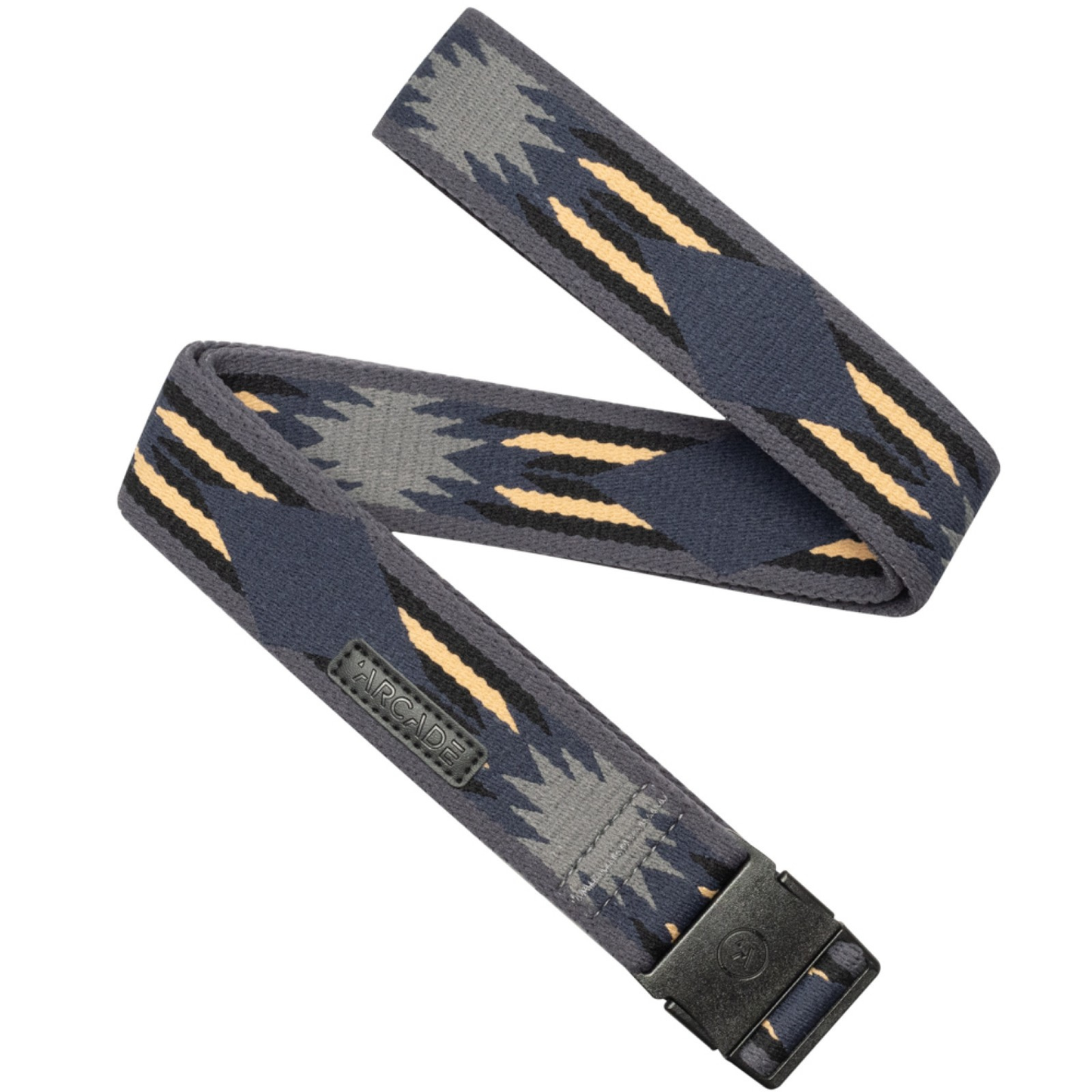 Arcade Mens Ironwood Slim Webbed Belt - Charcoal - OS