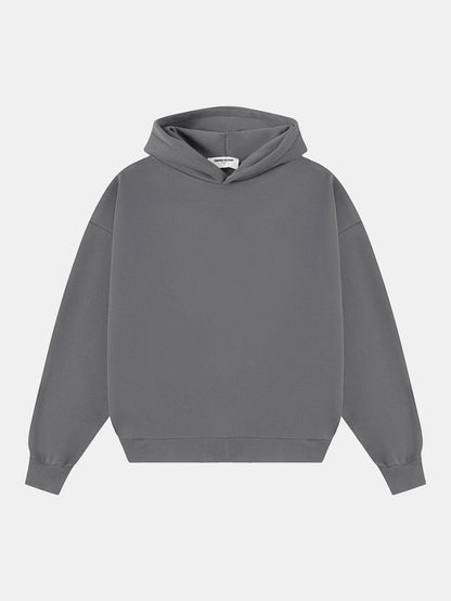 500 GSM BOXY CROPPED 'STONE' HOODIE