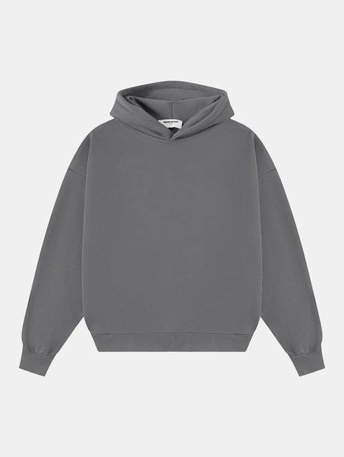 500 GSM BOXY CROPPED 'STONE' HOODIE