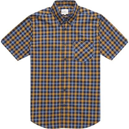 Ben Sherman Mens Gingham Check Big & Tall Short Sleeve Shirt