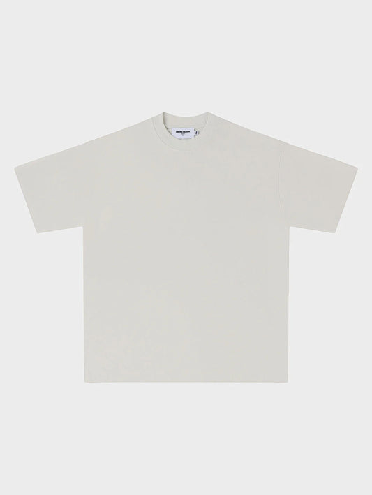 280 GSM LOOSE FIT 'SILVER WHITE' T-SHIRT