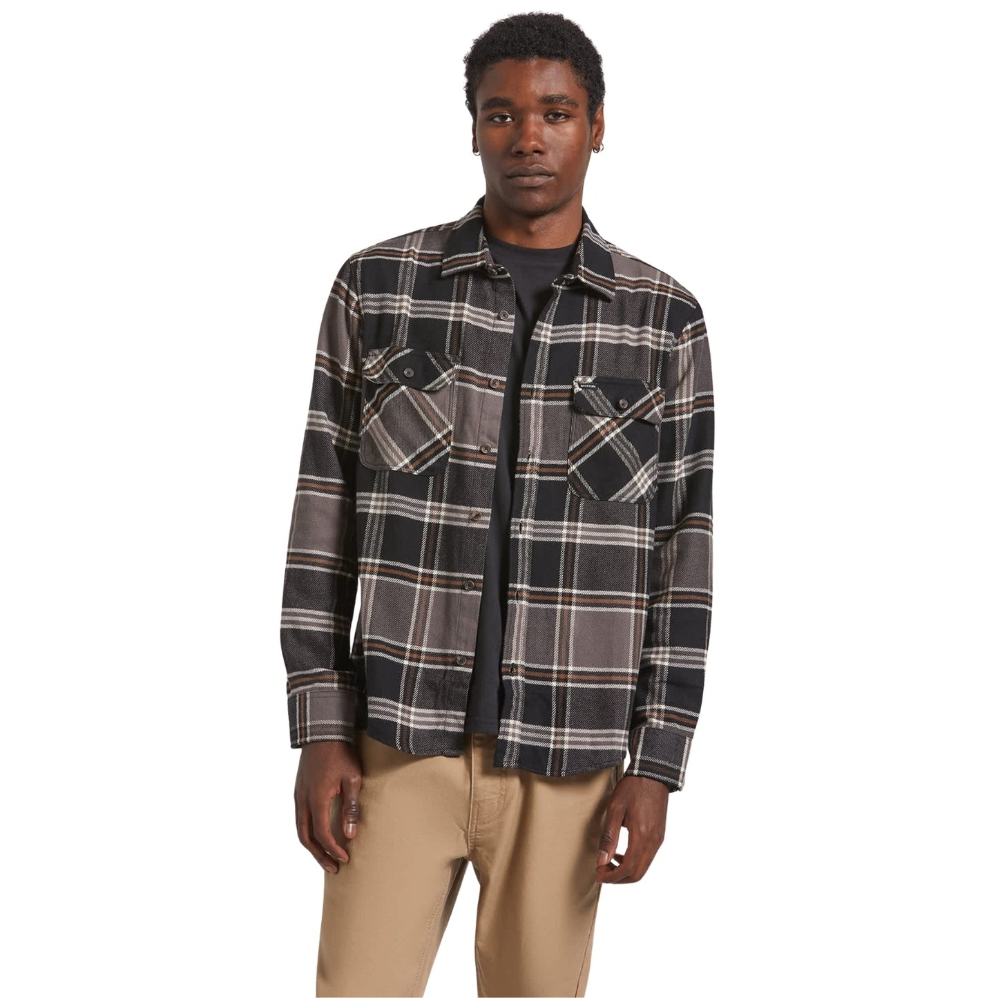 Brixton Mens Bowery Flannel Shacket