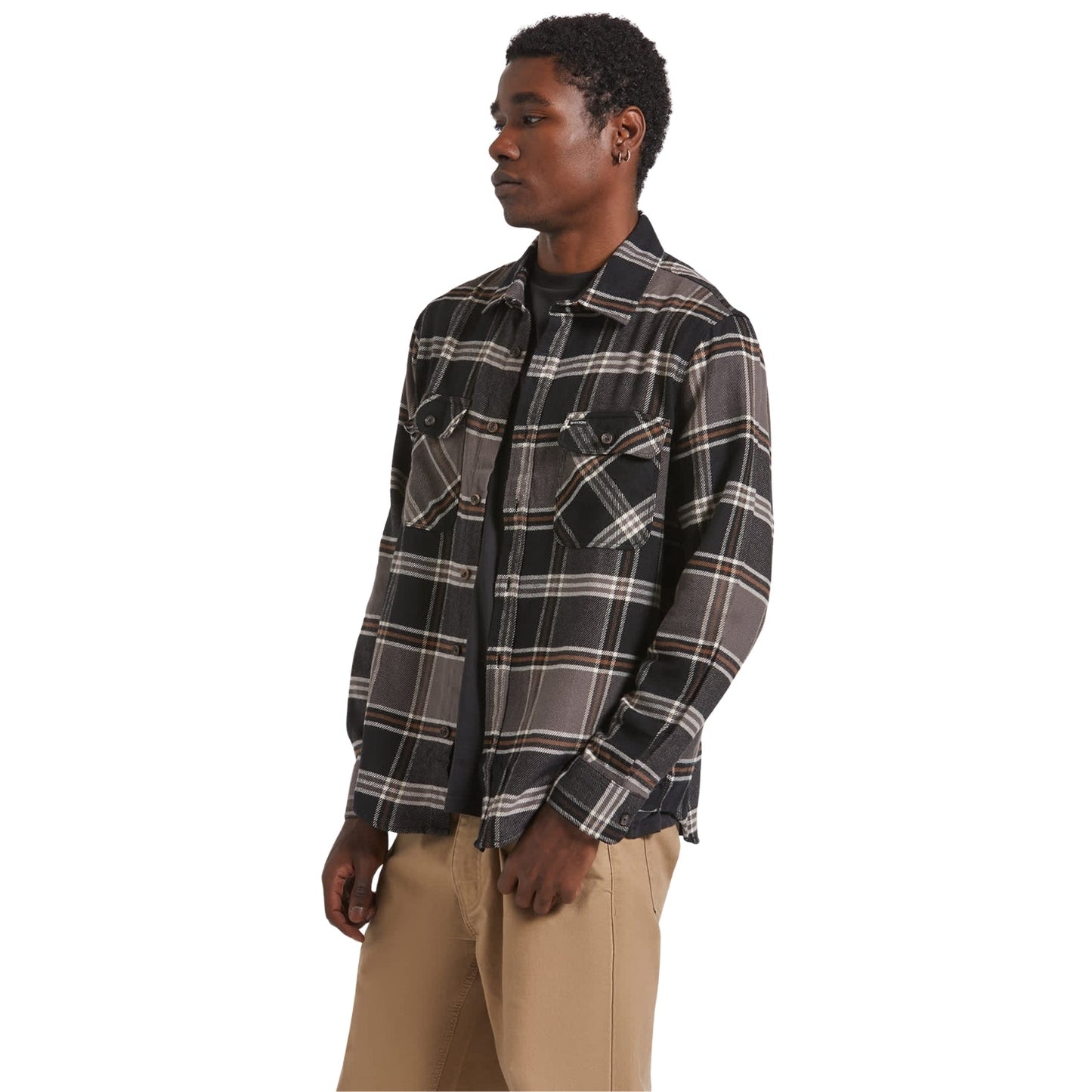 Brixton Mens Bowery Flannel Shacket