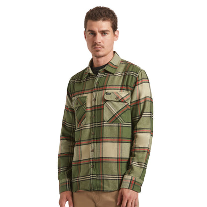 Brixton Mens Bowery Flannel Shacket