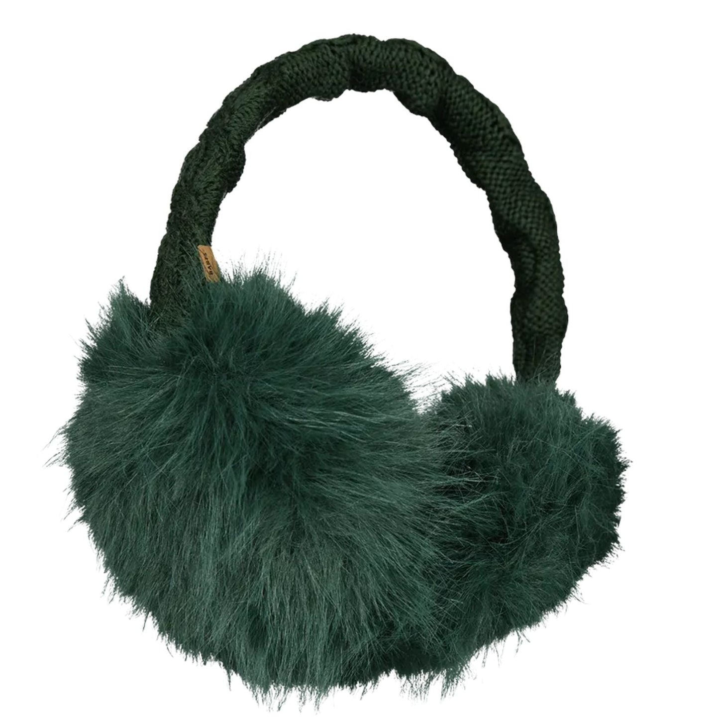 Barts Womens Faux Fur Cable Knit Earmuffs