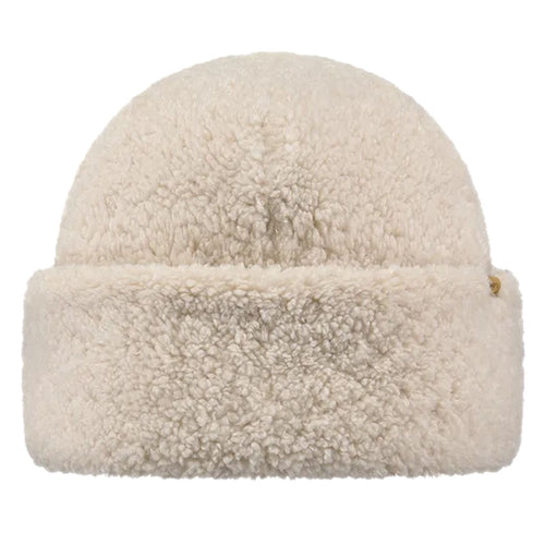 Barts Womens Teddybow Teddy Fur Winter Beanie - Cream - OS