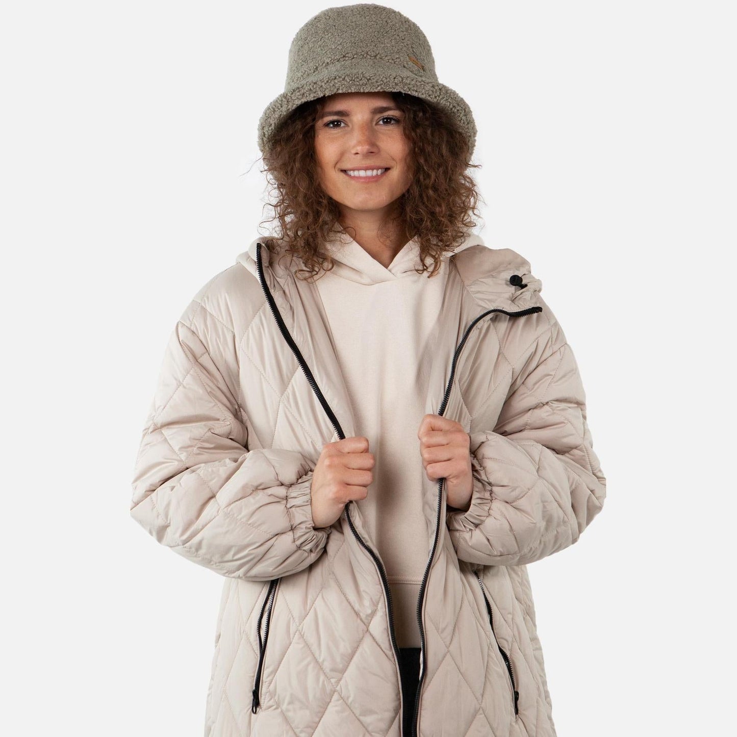 Barts Womens Teddybuck Borg Fleece Fluffy Bucket Hat