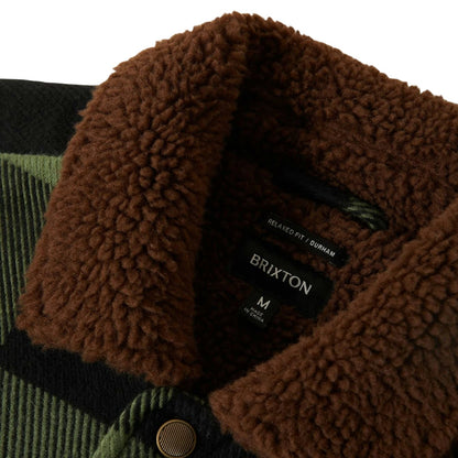 Brixton Mens Durham Sherpa Lined Bomber Jacket