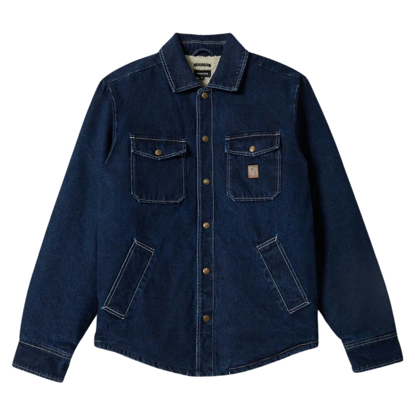 Brixton Mens Durham Sherpa Lined Bomber Jacket