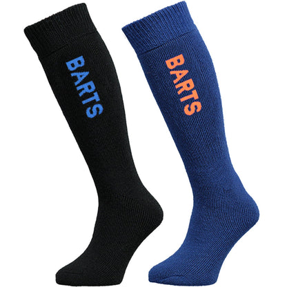 Barts Kids Basic 2 Pack Soft Moisture Wicking Ski Socks