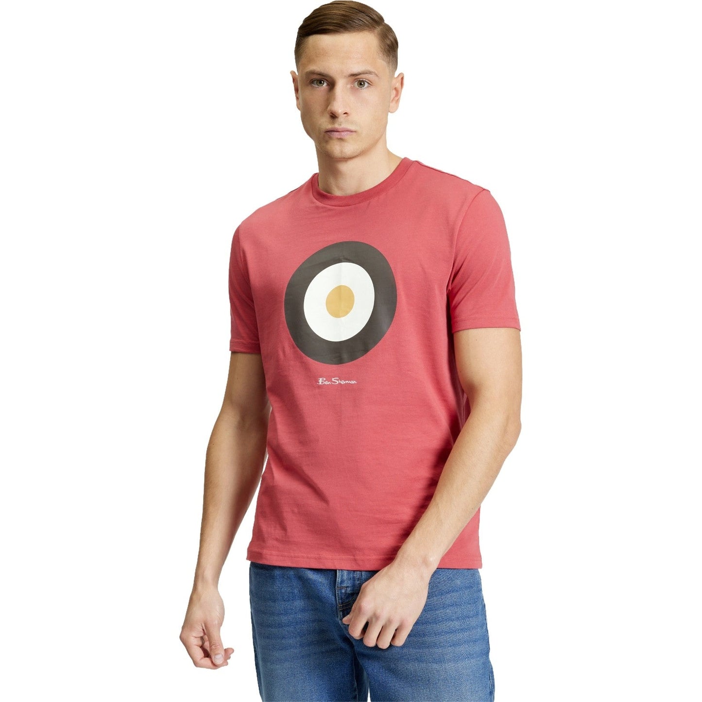 Ben Sherman Mens Signature Target Short Sleeve T-Shirt