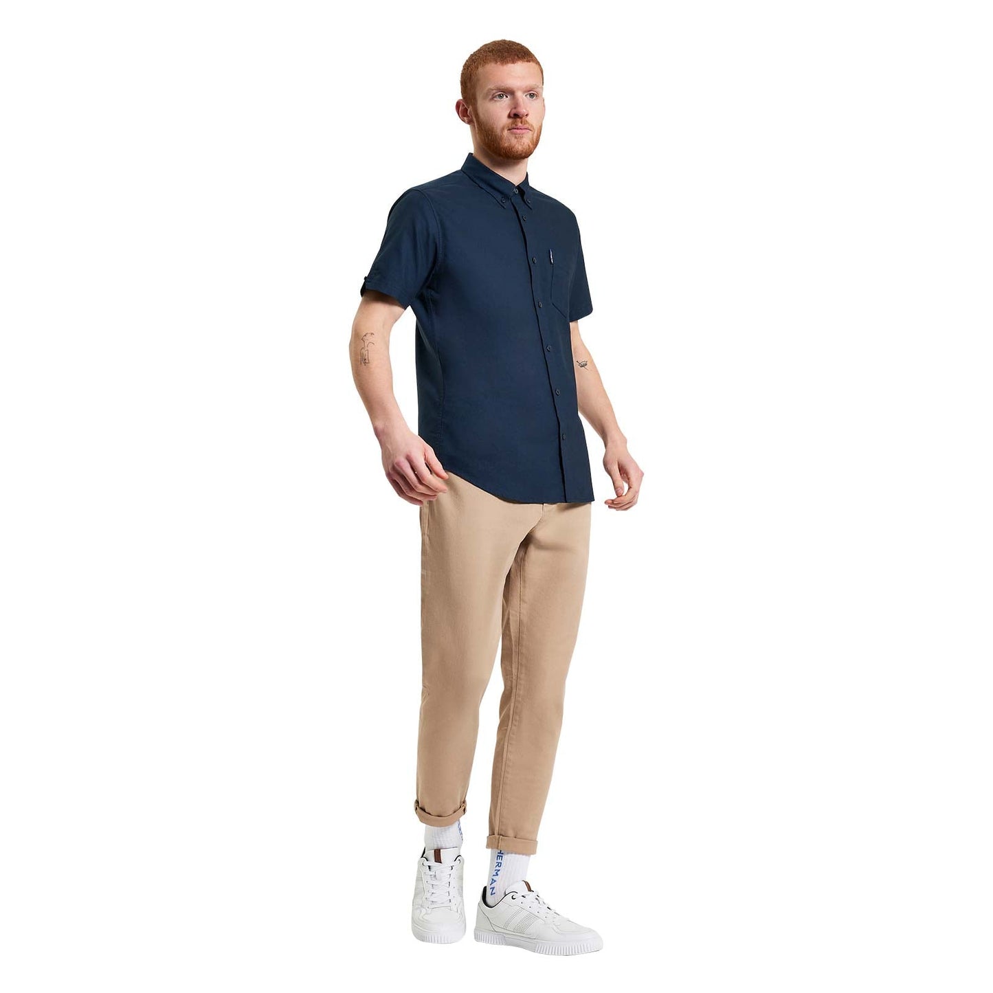 Ben Sherman Mens Signature Oxford Short Sleeve Shirt