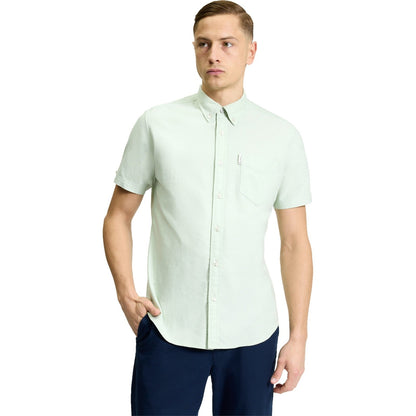 Ben Sherman Mens Signature Oxford Short Sleeve Shirt