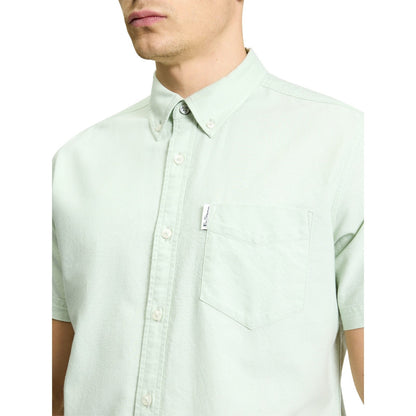 Ben Sherman Mens Signature Oxford Short Sleeve Shirt