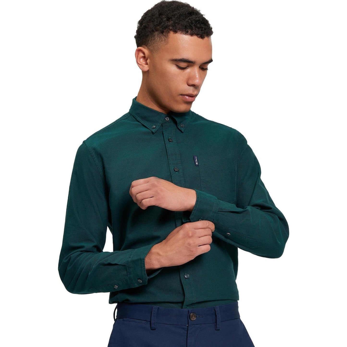 Ben Sherman Mens Signature Oxford Long Sleeve Shirt