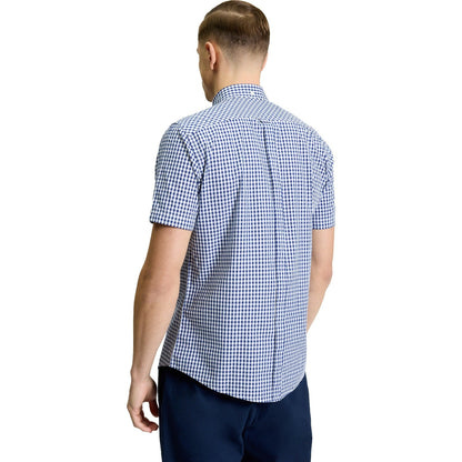 Ben Sherman Mens Signature Gingham Short Sleeve Shirt