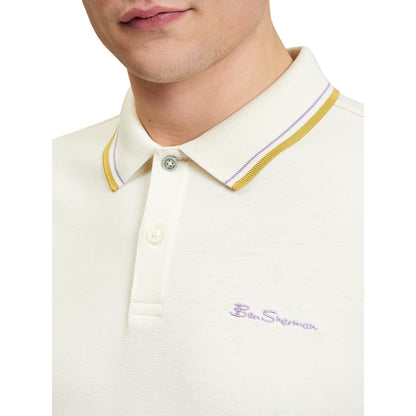 Ben Sherman Mens Signature Pique Short Sleeve Polo Shirt