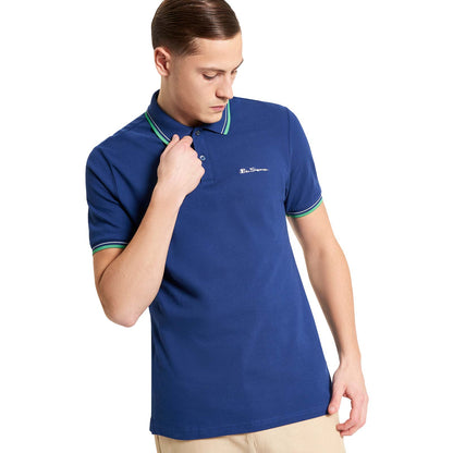 Ben Sherman Mens Signature Pique Big & Tall Short Sleeve Polo Shirt