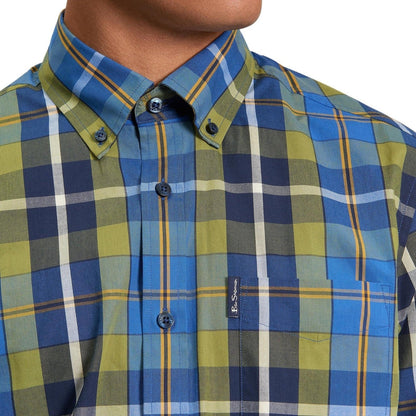 Ben Sherman Mens Classic Check Short Sleeve Shirt