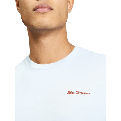 Ben Sherman Mens Pique Tipped Short Sleeve T-Shirt