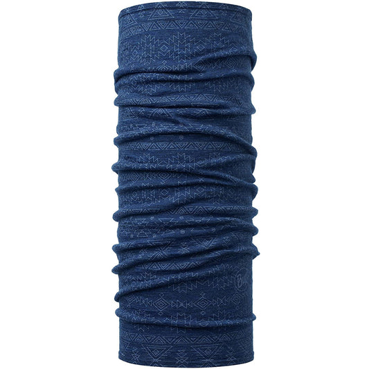 Buff Unisex Edgy Merino Wool Tubular Neck Gaiter - Denim