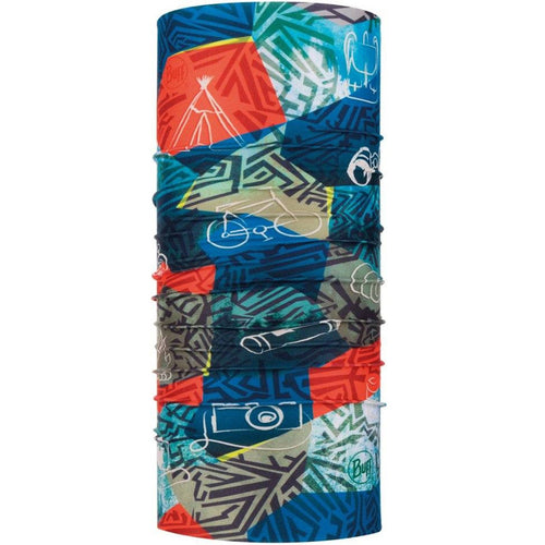 Buff Kids Stony Coolnet UV+ Tubular Neck Gaiter - Multi