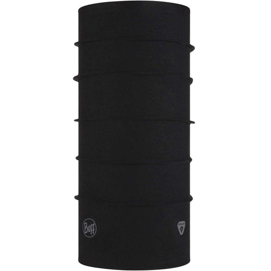 Buff Unisex Adults ThermoNet Tubular Scarf - Solid Black