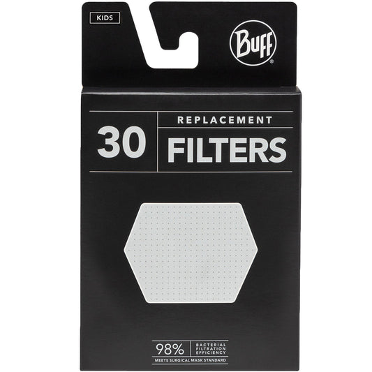 Buff 98% Bacterial Filtration Replacement Filters - 30 Pack - Kids