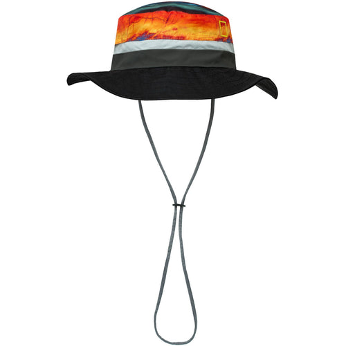 Buff Adults Explore Booney UPF 50 National Geographic Festival Bucket Hat Black