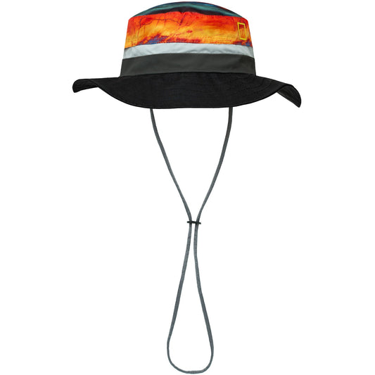Buff Adults Explore Booney UPF 50 National Geographic Festival Bucket Hat Black