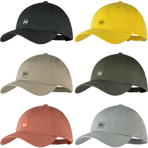 Buff Adults Solid UPF 50 6 Panel Running Baseball Cap Hat