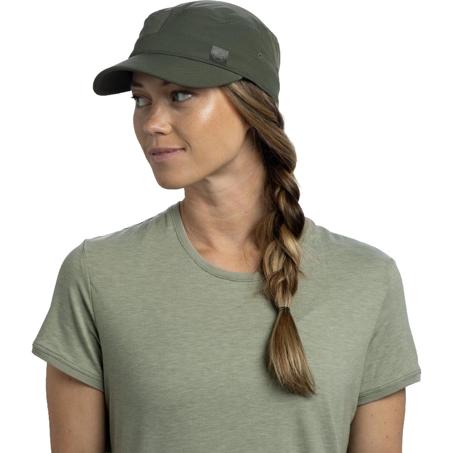 Buff Military Cap Solid Baseball Cap