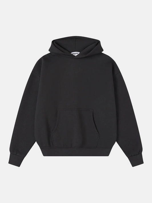 520 GSM BOXY CROPPED FIT 'DARK GRAY' HOODIE