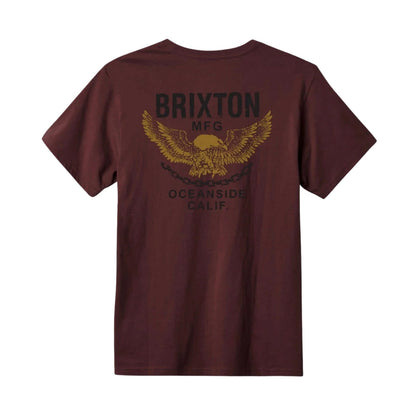 Brixton Mens Waller Vintage Graphic Short Sleeve T-Shirt